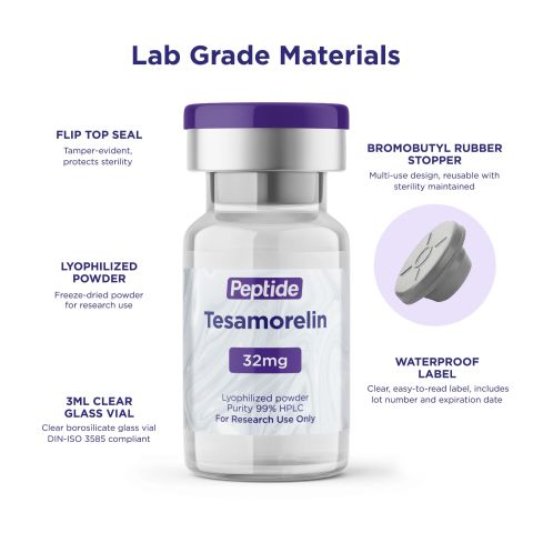 Tesamorelin 32mg Peptides - Thumbnail 5